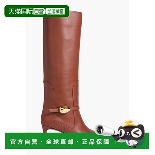 精饰皮质及膝靴子 Harlow 0144FF24TAN 女士 香港直邮ZIMMERMANN