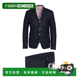 1h可退 香港直邮Thom Browne 汤姆 布朗 男士 西服 blue蓝色 舒适