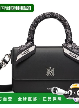 1h可退 香港直邮AMIRI 女士 黑色 Micro Long MA 手提包 AWBGTH10