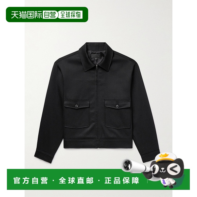 1h可退 香港直邮NILI LOTAN 男士 Matias Virgin 羊毛/斜纹布夹克