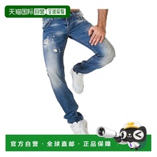香港直邮Armani Jeans 徽标细节牛仔裤 A6J236W