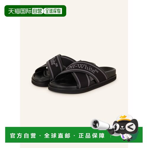 1h可退 欧洲直邮OFF-WHITE 女士凉鞋 100152926413000 CO 黑色 Sl