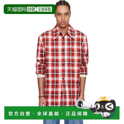 香港直邮Bottega Veneta 葆蝶家 男士 红色 & 白色 Structured Co