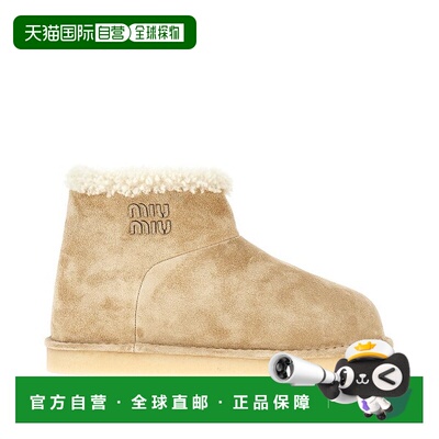 1h可退 香港直邮MiuMiu缪缪Miu Miu女士短靴