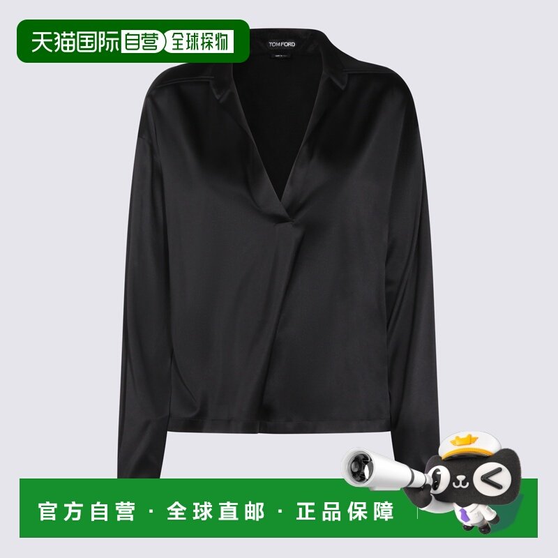香港直邮Tom Ford 汤姆 福特 女士 and Polos T恤黑色POLO衫 TS21,女装/女士精品,POLO衫,淘宝优惠券,粉丝福利购,淘宝优惠卷
