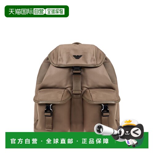 1h可退 香港直邮EMPORIO ARMANI 男士双肩包 EM004503AF13454U620