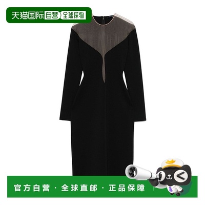 香港直邮Mugler 深 V 领连衣裙 25P3RO1728859