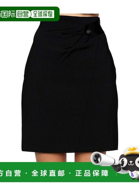 香港直邮Givenchy 黑色高腰百褶裙 BW409N4Z4N半身裙a字裙