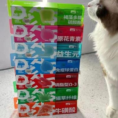 萌宠出动猫条零食功能性