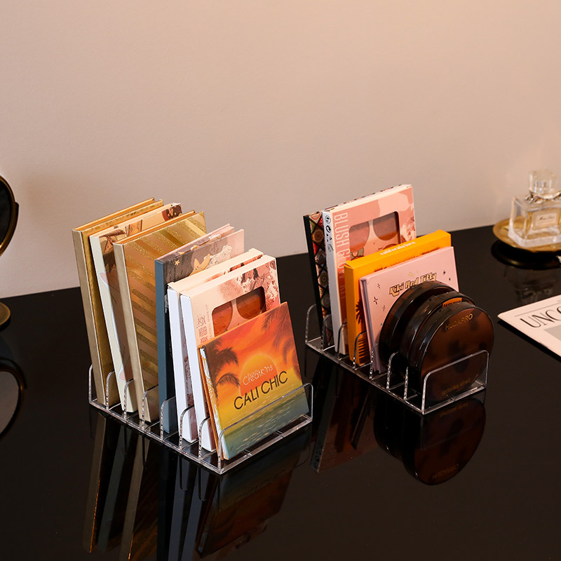 气垫眼影粉饼收纳盒抽屉分隔格透明塑料桌面彩妆腮红化妆品置物架,收纳整理,桌面收纳盒,淘宝优惠券,粉丝福利购,淘宝优惠卷