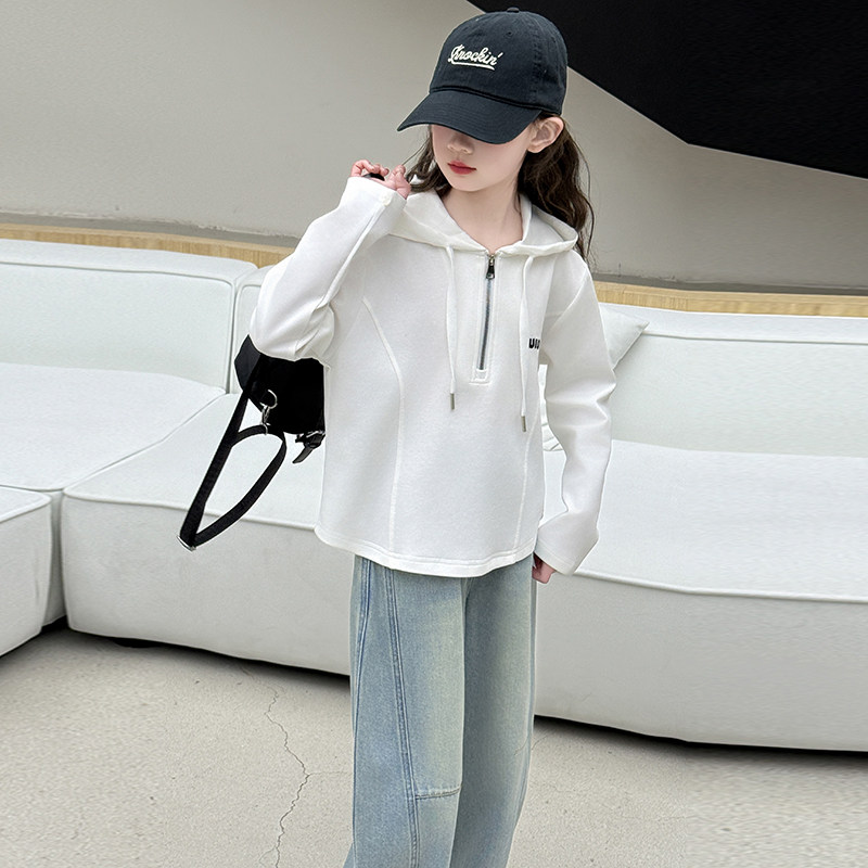 中长袖t恤女时尚上衣休闲初秋潮装秋季炸街超美潮服青少年女生