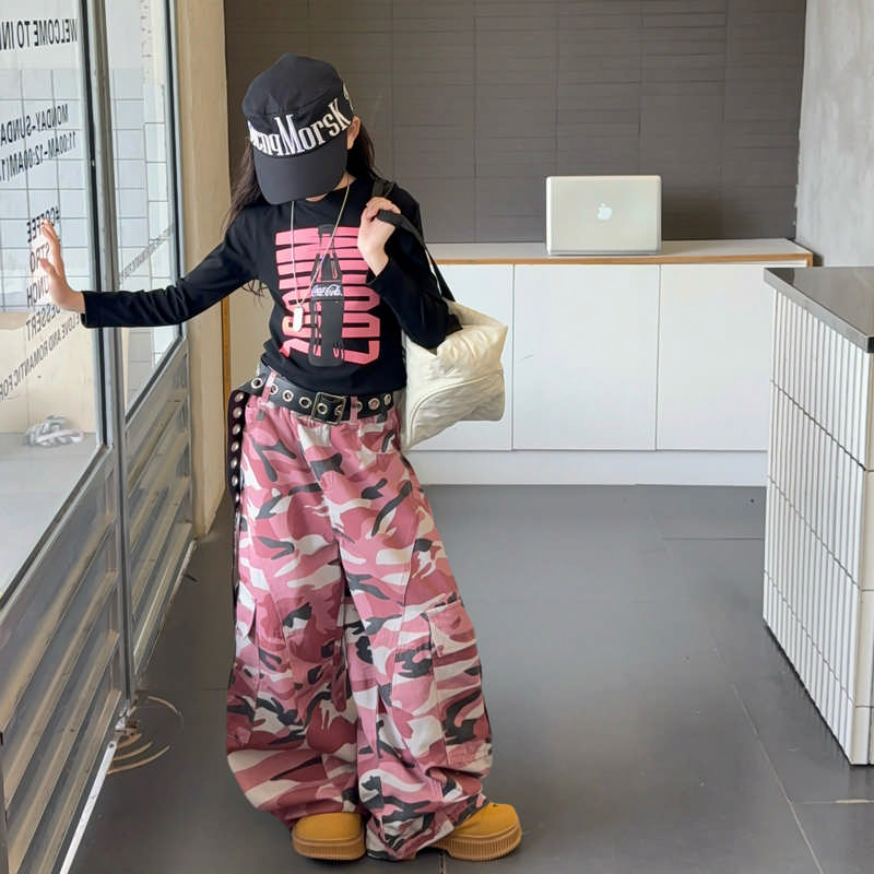 打底衫女童帅气ins风服装新品流行青少年潮宝韩版时尚超酷秋装T恤