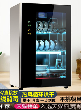 德国RELEASEPAD消毒柜家用小型不锈钢高温烘干餐具免沥水消毒碗柜