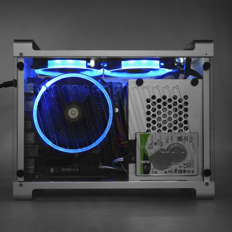 酷鱼G5 Plus全铝ITX机箱支持SFX-L电源2080独显A4侧透迷你小机箱|msdalam kategori Perkakasan komputer/monitor/Komputer Zhou Bian, casis - dari Buy2taobao.com untuk memberikan perkhidmatan ejen Taobao profesional membeli