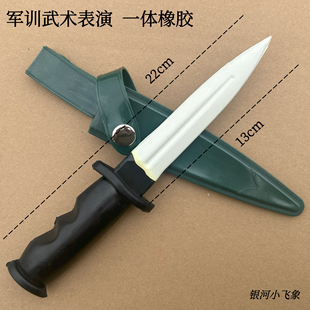 橡胶仿真刀儿童塑胶玩具刀电影小品演习道具刀练习军训武术模型刀