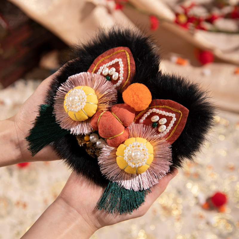 虎头diy材料包自制虎头吉祥物