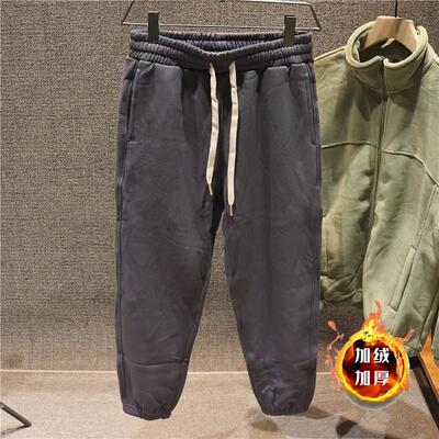 重磅束脚卫裤保暖休闲裤长裤卫裤