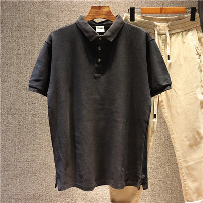 喜吉良珠地网眼短袖t恤polo衫