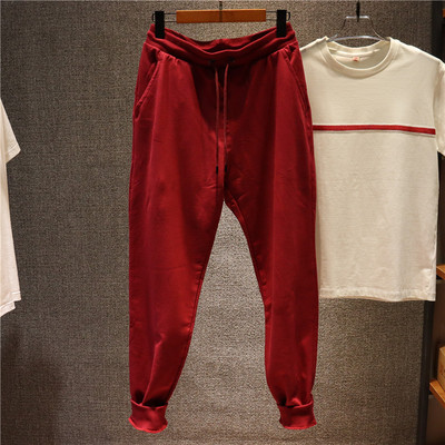 长裤针织卫裤纯棉毛圈基础款