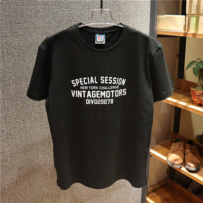 短袖圆领短袖t恤欧美简约