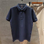 polo衫 春夏新款 男修身 t恤休闲保罗衫 翻领短袖 喜吉良纯色棉质短袖