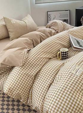 4 pcs bed sheets set beddings cotton flat Sheet Pillowcases