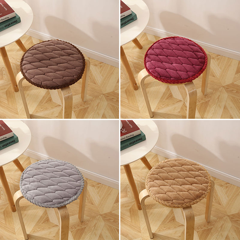 圆形椅子坐垫餐椅座垫吧台凳垫