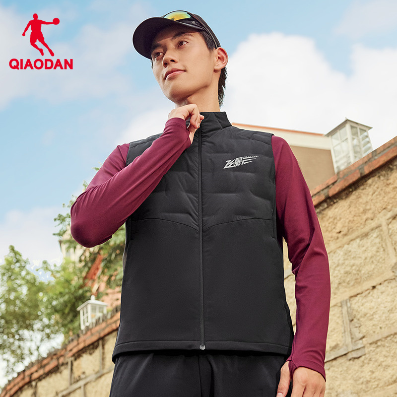 乔丹立领防水防风运动跑步加绒