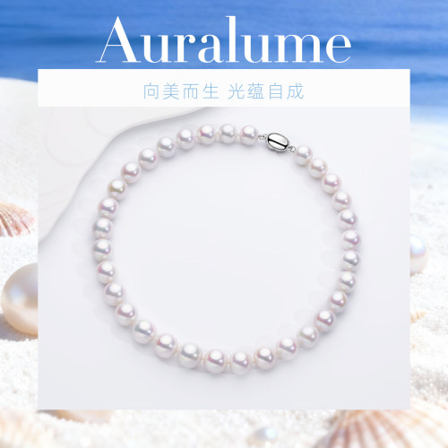 淡水珍珠项链13-14mm串珠