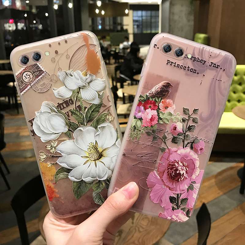 适用于华为nova2s手机壳复古nove2plus硅胶软壳女navo青春版个性创意nava2磨砂透明novo潮牌潮古风带挂绳挂脖