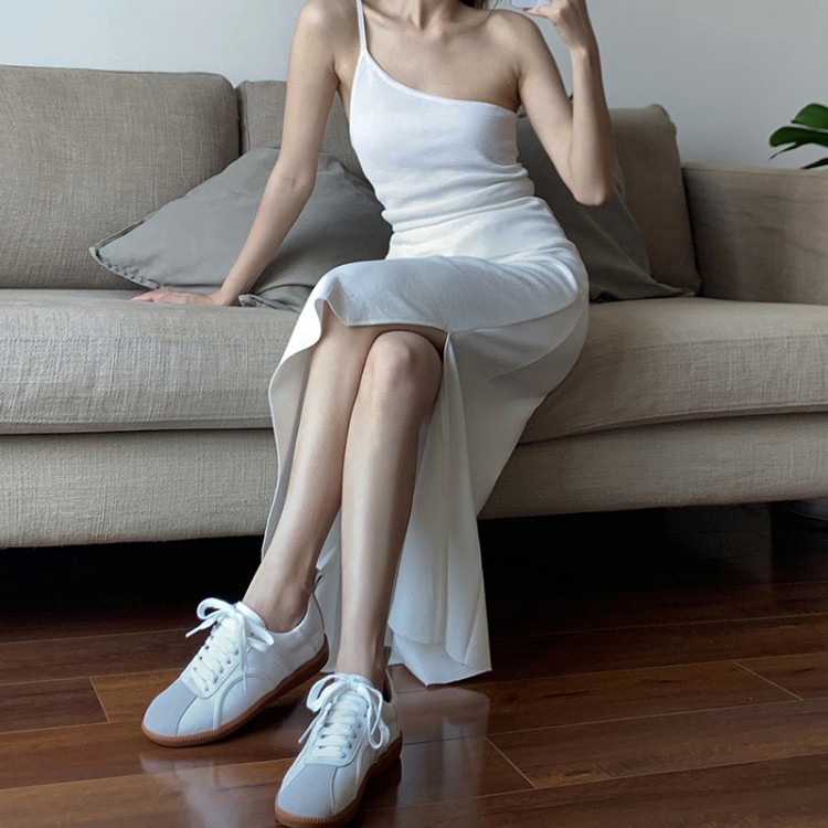 牛皮系带平底牛津休闲鞋复古休闲运动软底板鞋女英伦风舒适百搭