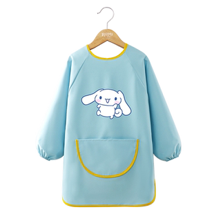 儿童画画罩衣定制LOGO幼儿园美术画室专用围裙防水防脏防油反穿衣