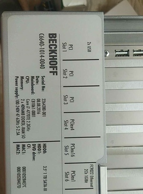 C6640-1014-0040德国原装倍福工控机，全新原包装现货