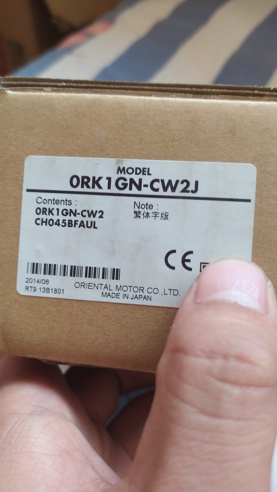 MODEL东方马达原装进口现货ORK1GN-CW2J  CH045BFAUL