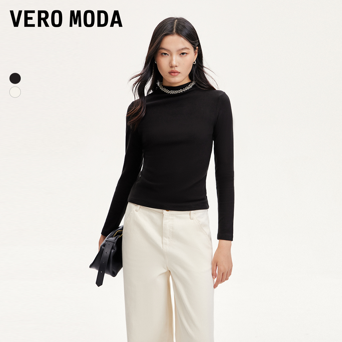 VeroModaT恤显瘦可升温