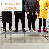 Folding bed single bed domestic double bed rental room simple afternoon rest bed economical 1.2m iron bed steel wire bed