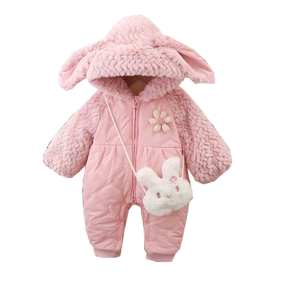 炫彩语童连帽拉链长爬冬季