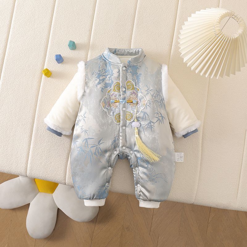 宝宝周岁礼服秋冬拜年服