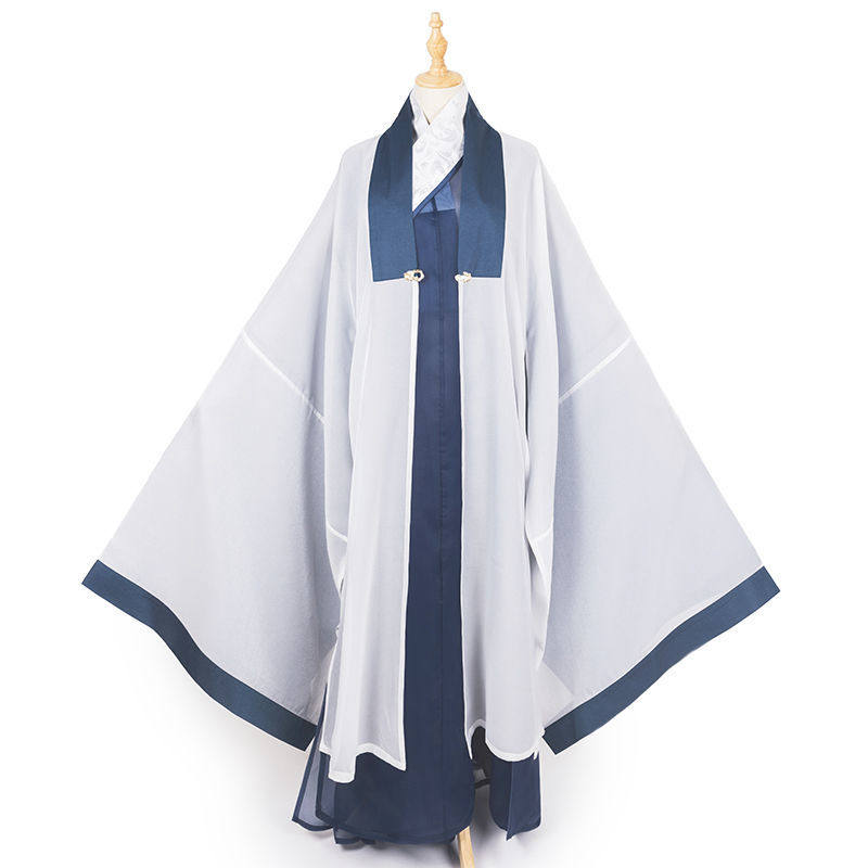 남자를 위한 명나라 HANFU 고대 스타일 HANFU 남자를 위한 고대 의상 전체 세트 횡포한 학생 일상 사용을 위한 개선된 버전