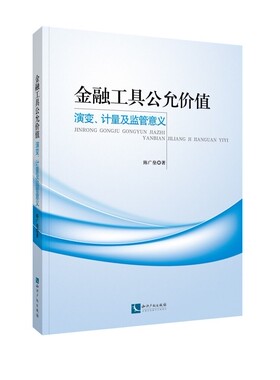 金融工具公允价值:演变.计量及监管意义 陈广垒 著 经管、励志 知识产权出版社 9787513062374
