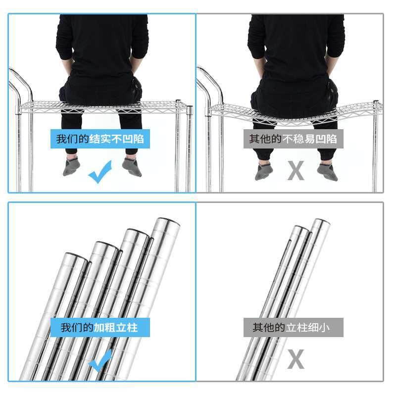 双层带轮移动小推车电商分拣车物流仓库拣货车物料车间周转车