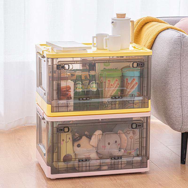 厂家直供 透明带盖车载可折叠整理箱 家用塑料大号果蔬玩具收纳箱,鲜花速递/花卉仿真/绿植园艺,割草机/草坪机,淘宝优惠券,粉丝福利购,淘宝优惠卷