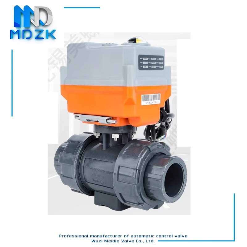 电动PVC/UPVC双由令球阀 智能调节型球阀快开快关秒开秒关调节阀