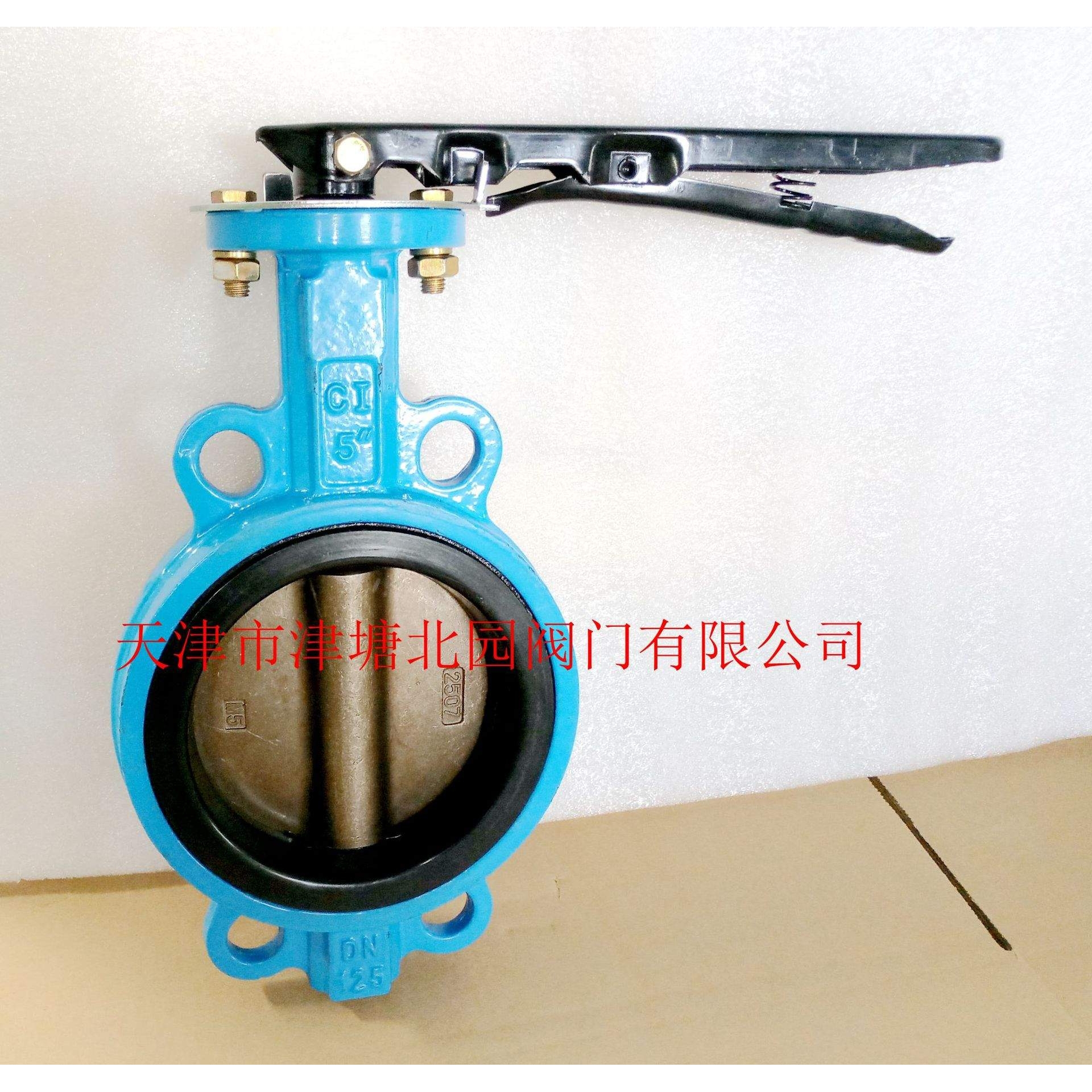 电厂脱硫用手动对夹阀门WD71X-16Q/2507双相钢不锈钢对夹脱硫蝶阀