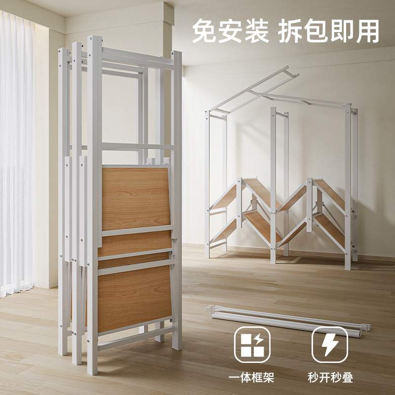 免安装衣柜家用卧室折叠简易布衣柜出租房用钢架源头工厂一件