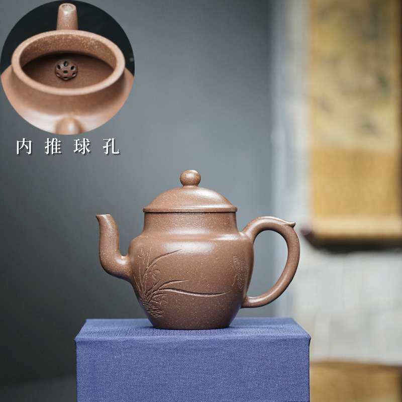 兰花宫灯壶宜兴紫砂壶小高青灰泥手工小容量泡茶壶小品茶具礼品批,鲜花速递/花卉仿真/绿植园艺,割草机/草坪机,淘宝优惠券,粉丝福利购,淘宝优惠卷