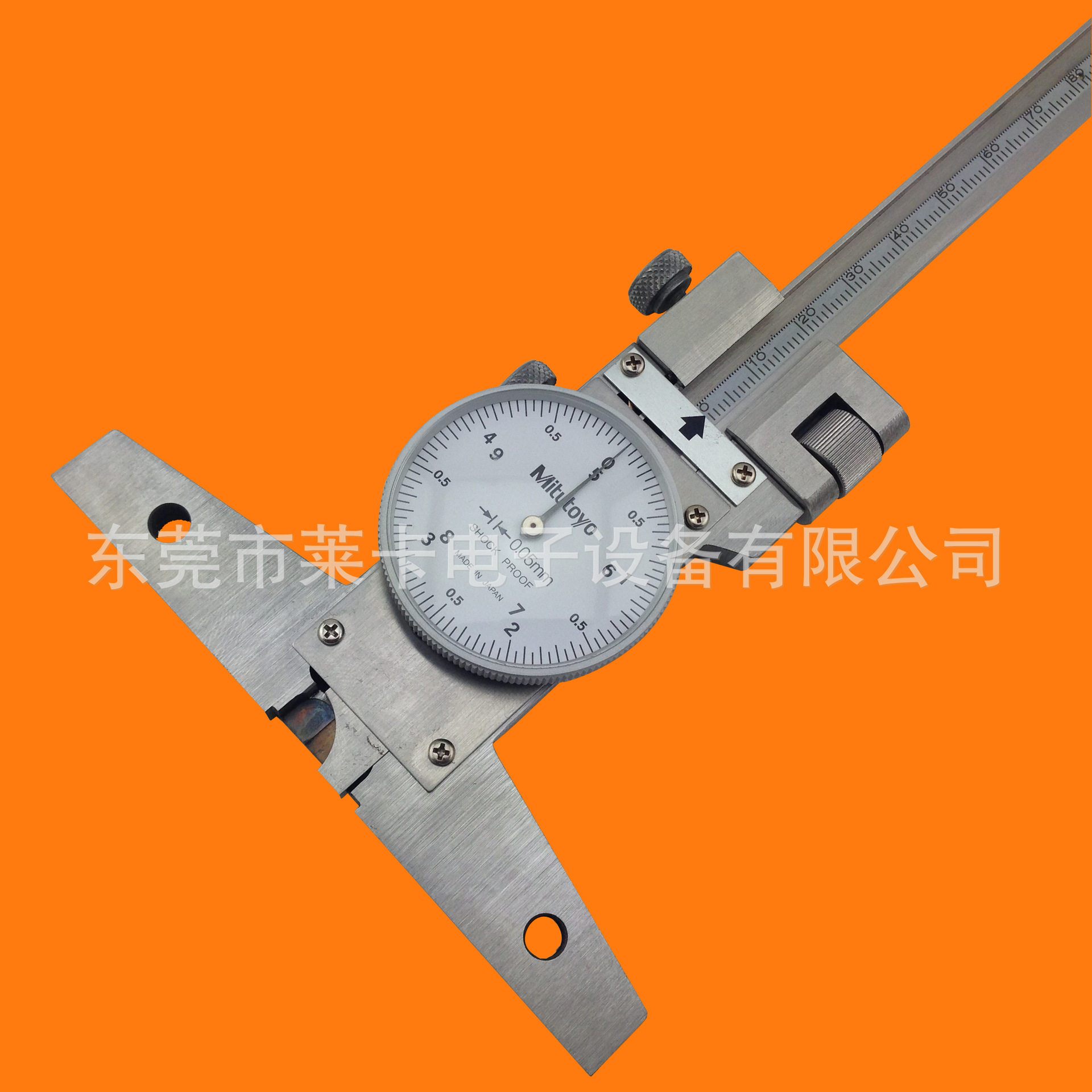 新日本三丰带表深度卡尺527-301/302/303-50  0-150/200/300mm