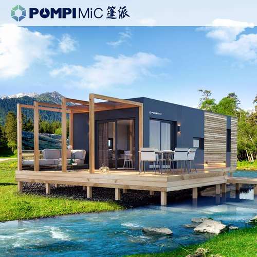 豪华文旅旅居模块化民宿集成房屋36平方别墅移动房住宿舱工厂