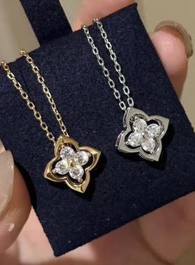 链时尚吊坠镶钻设计S925可拆卸