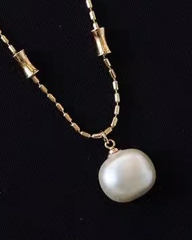 轻奢项链锁骨简约椭圆高级感链